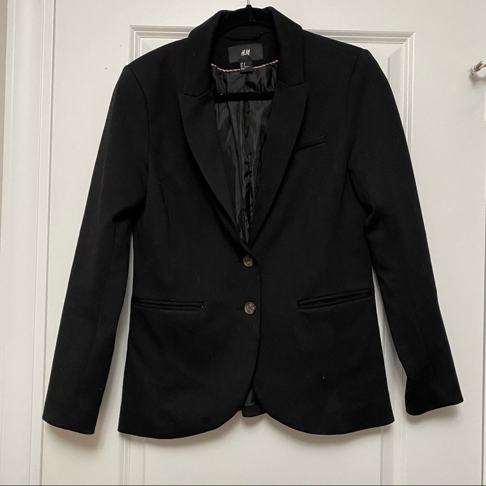 H&M Black Blazer (old sz 12, new sz 8)